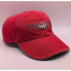 Vintage Myrtle Beach South Carolina Hat Golf Vacation Baseball Cap 90s Flames